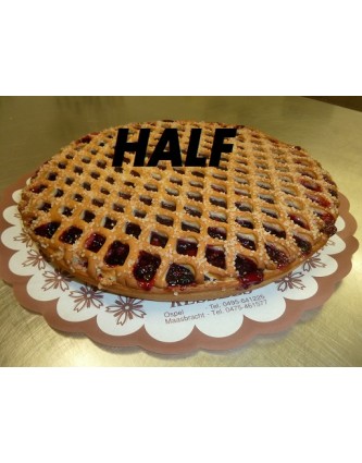 Bosvruchtenvlaai half Bosvruchtenvlaai half